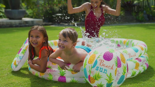 INTEX PISCINA BALON Y FLOTADOR