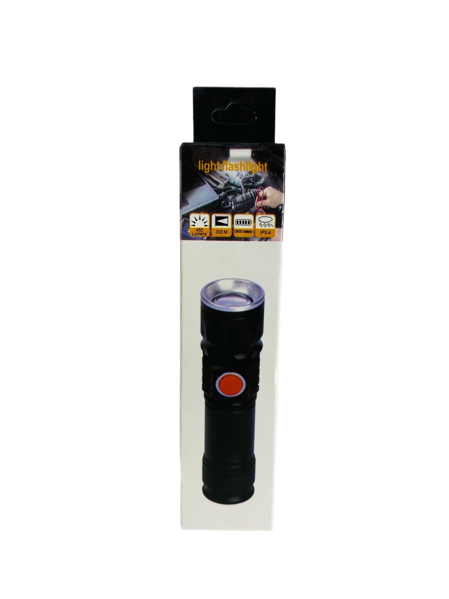 LINTERNA USB METÁLICA