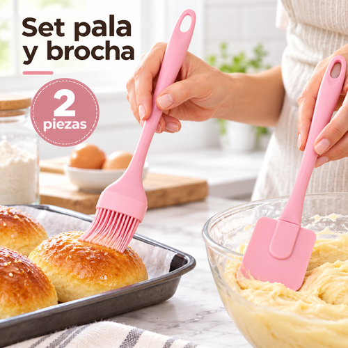 SET PALA BROCHA 2PCS