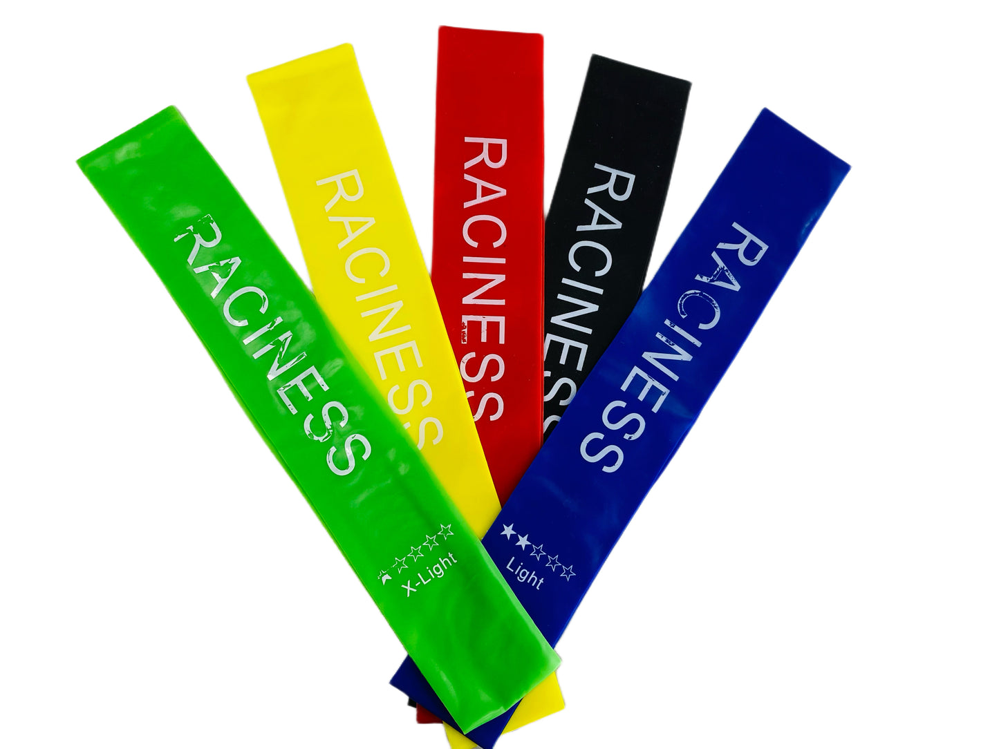 BANDAS ELASTICAS COLORES SET X 5