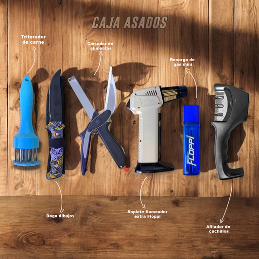 CAJA ASADOS + ENVÍO GRATIS