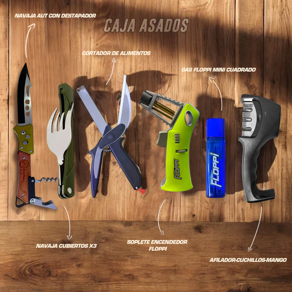 CAJA ASADOS + ENVÍO GRATIS