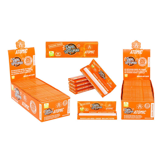 Papel Atomic Naranja (60h*50l)