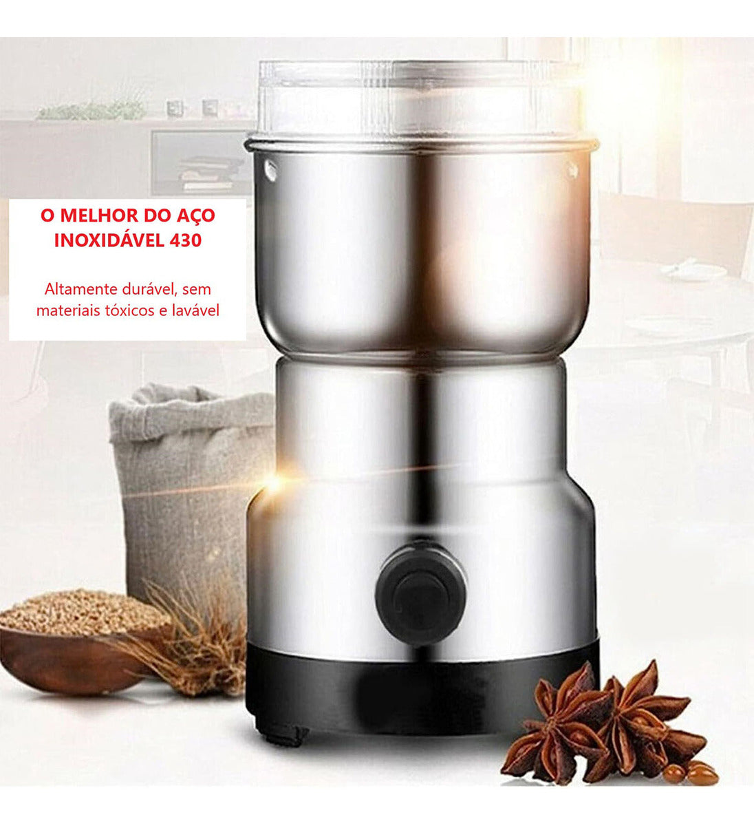 MOLEDOR DE CAFÉ ELÉCTRICO