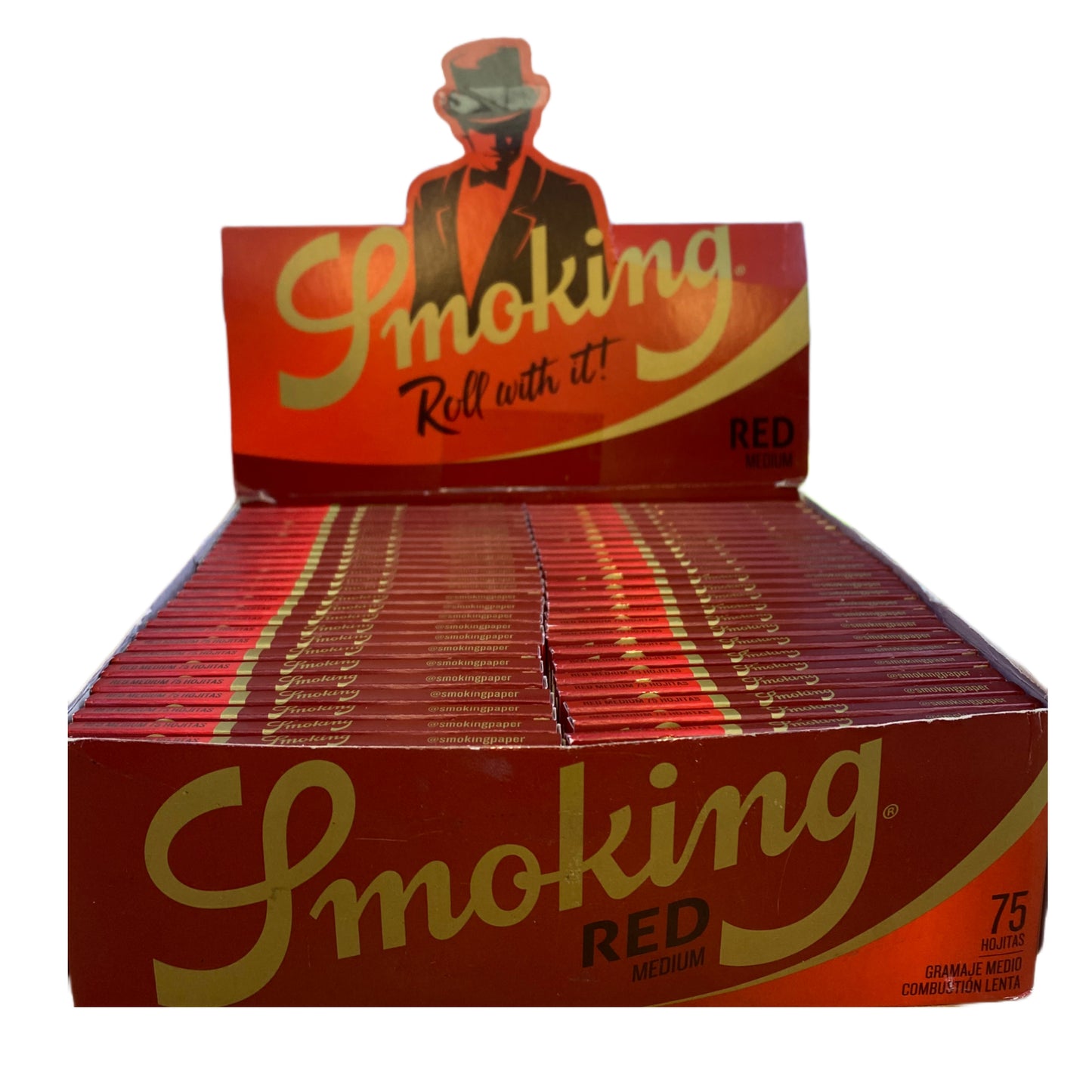 PAPEL SMOKING ROJO #9 ORIGINAL