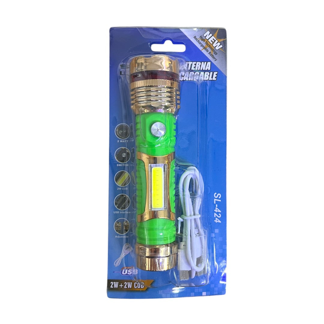 LINTERNA LED CON BATERÍA