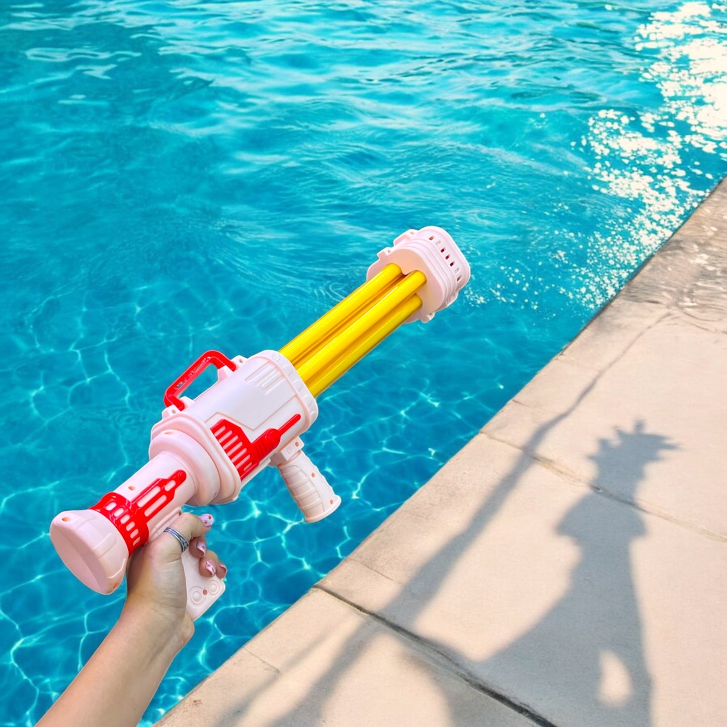LANZADOR PISTOLA DE AGUA 5 CHORROS