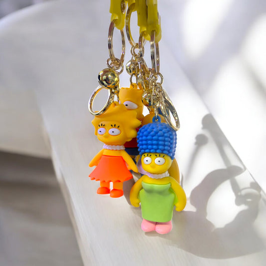 LLAVERO GOMA LOS SIMPSONS