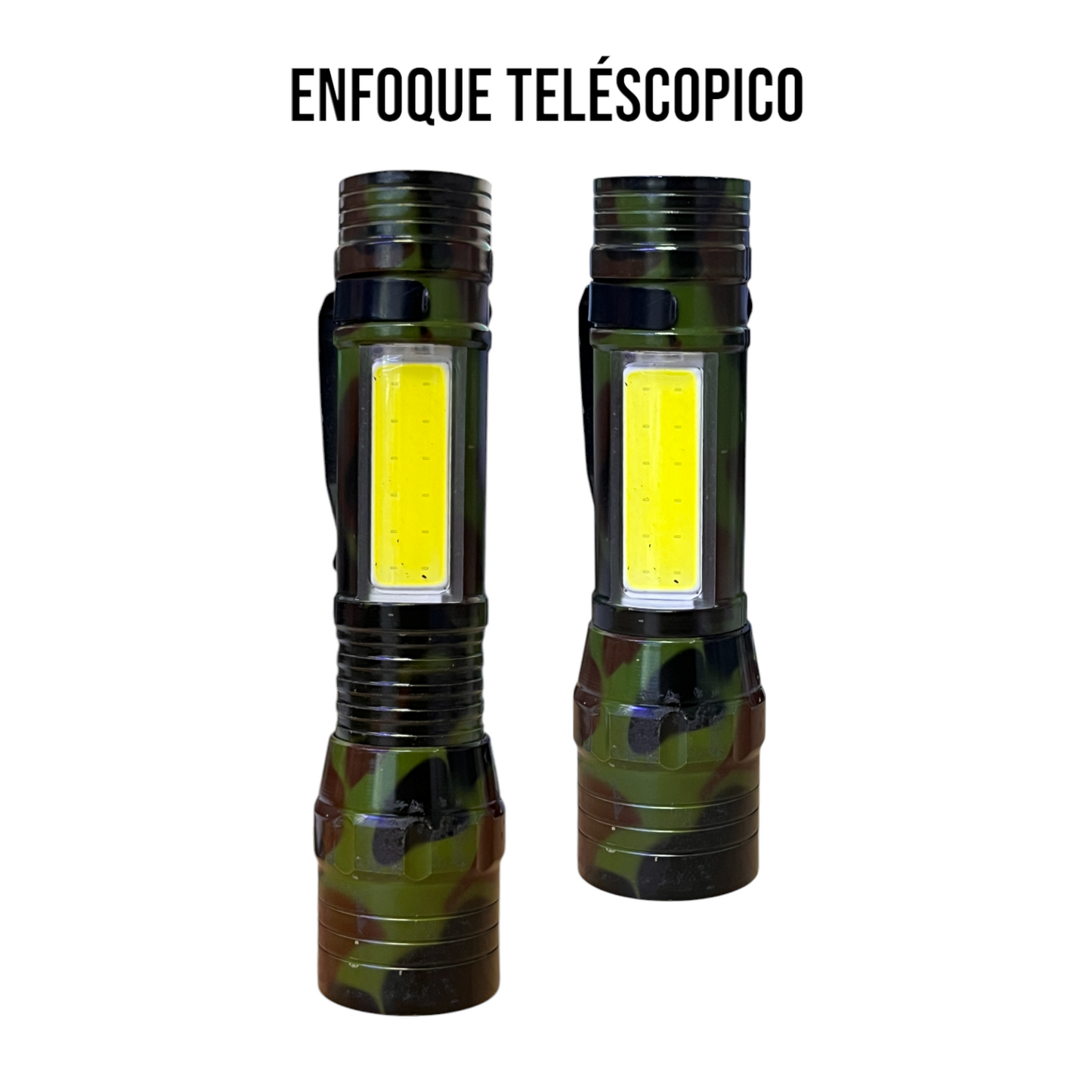 LINTERNA CAMUFLADA METALICA