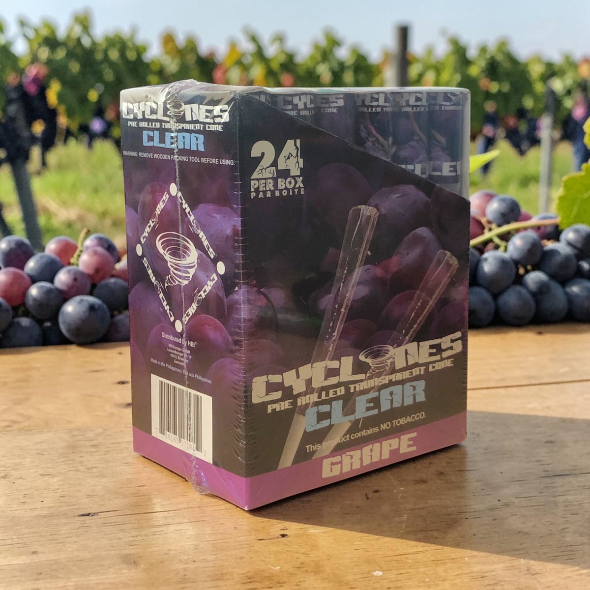 PAPEL CYCLONES CLEAR GRAPE