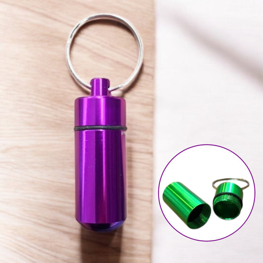 LLAVERO METALICO PILDORA