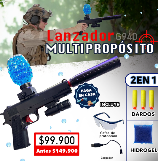 LANZADOR DE HIDROGEL