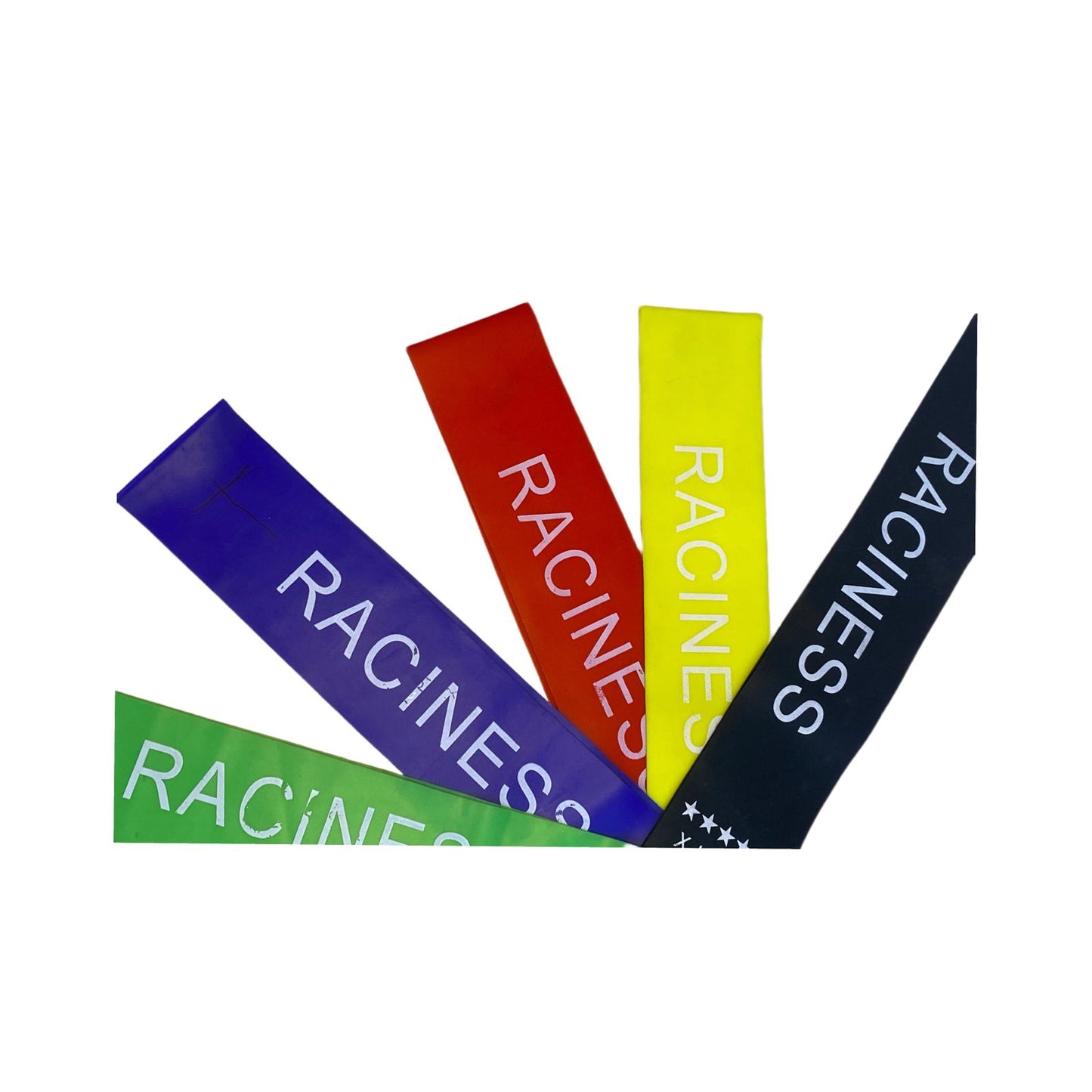 BANDAS ELASTICAS COLORES SET X 5