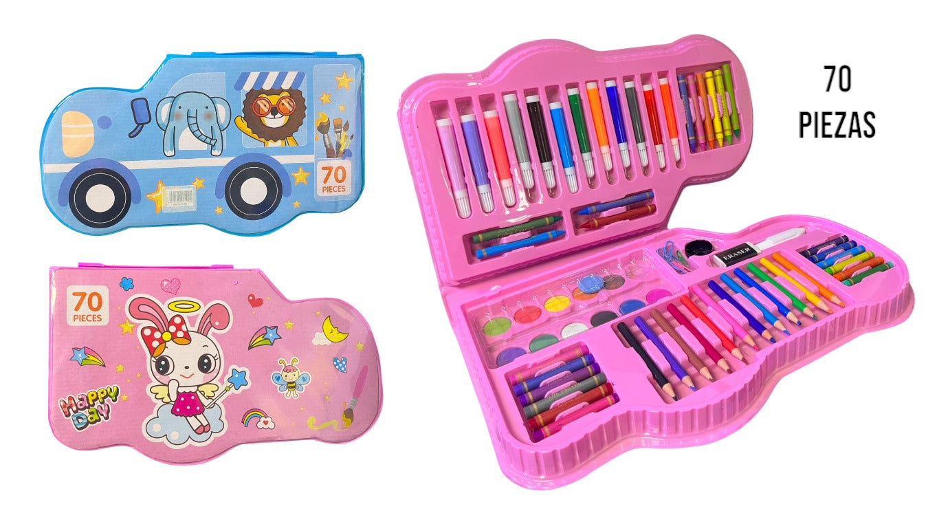 SET ARTE COLORES X 68 PZ