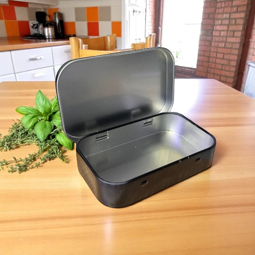 CAJA METALICA /BEI/NEG HORNEY