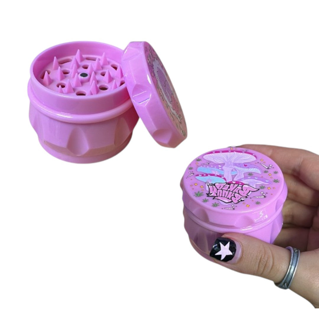 RASCADOR 4 PIEZAS CILINDRICO ROSADO