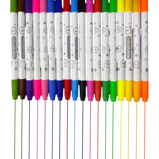 PAPELERIA MARCADOR DOBLE PUNTA