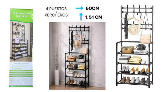ORGANIZADOR DE ZAPATOS 4 NIVEL
