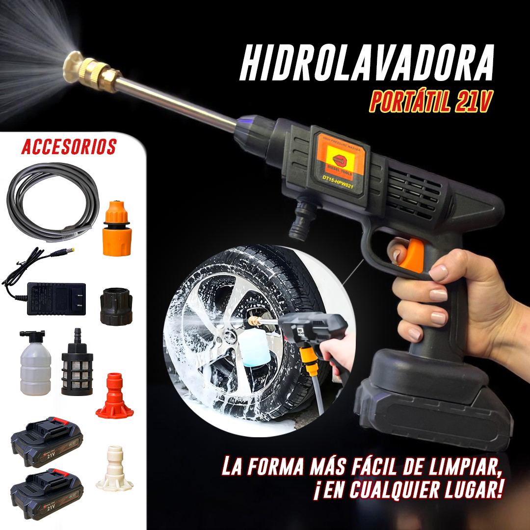 SET DE HIDROLAVADORA PORTATIL