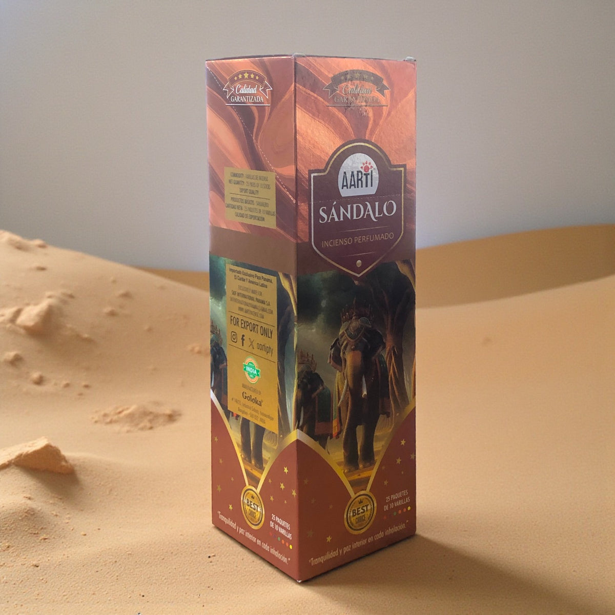 Caja AARTI X25 Sandalo