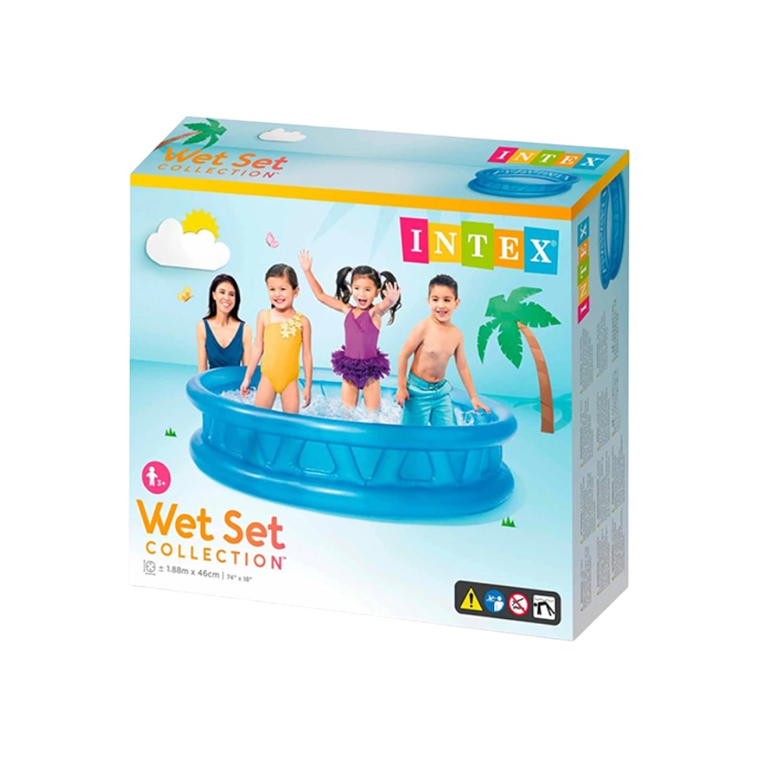 INTEX PISCINA REDONDA AZUL