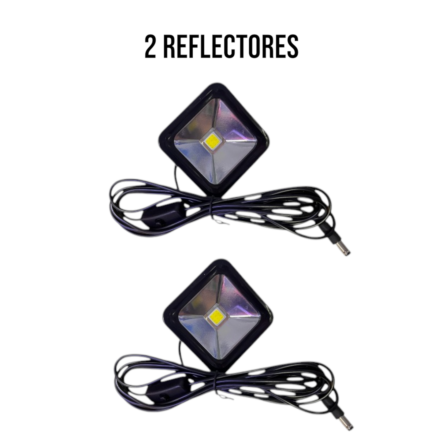 LAMPARA RECARGABLE (PANEL+2 REFLE)