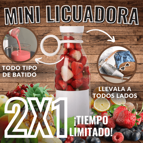 Licuadora portable Promo 2x1