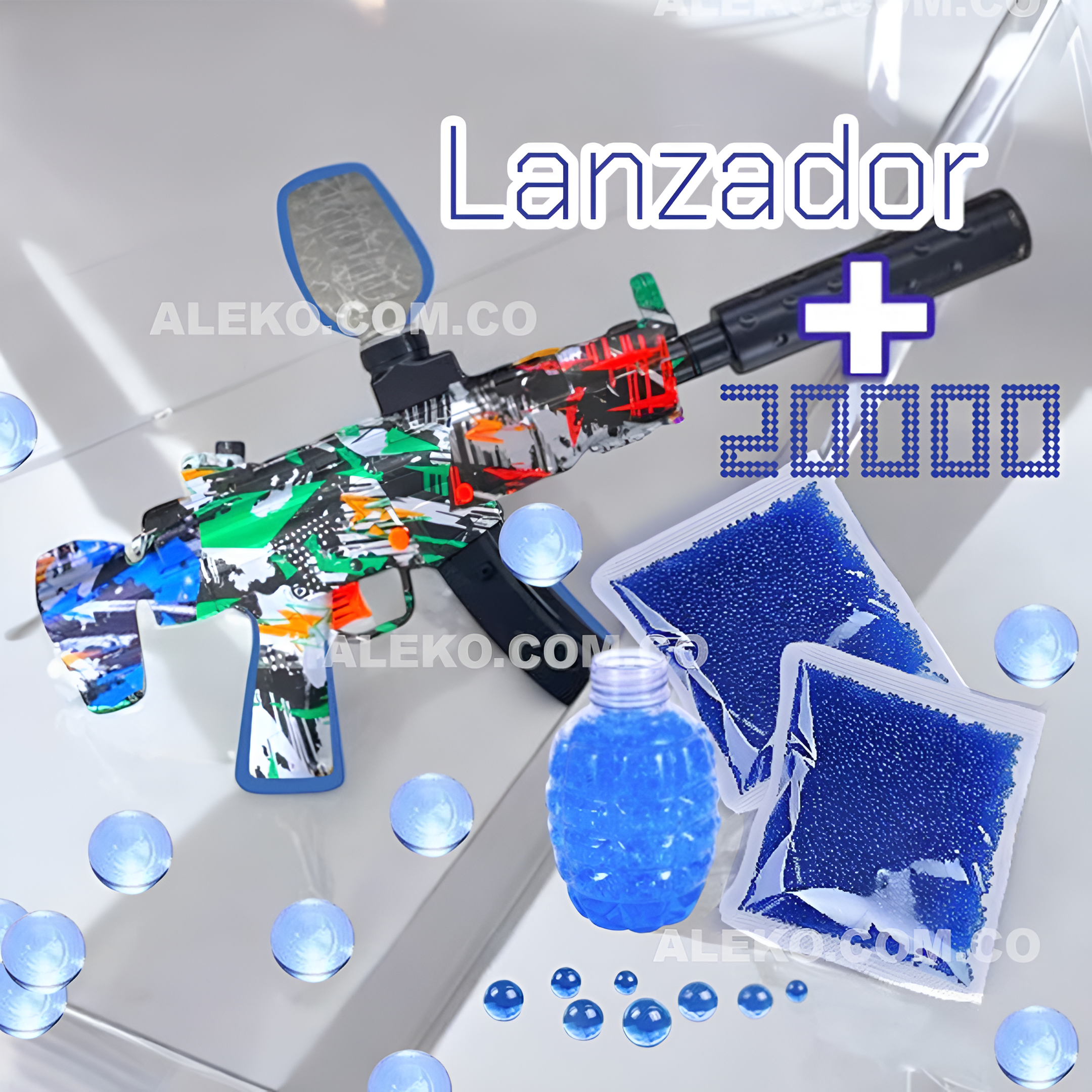 LANZADOR DE HIDROGEL