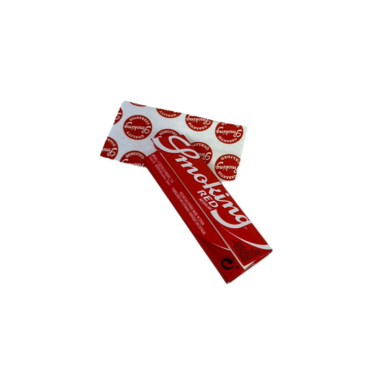 PAPEL SMOKING #8 ROJO ORIGINAL