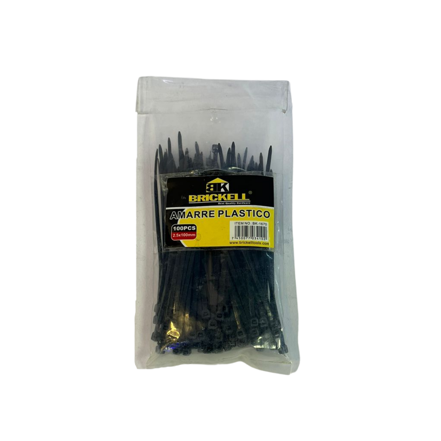 AMARRAS PLASTICAS 2.5X100MM