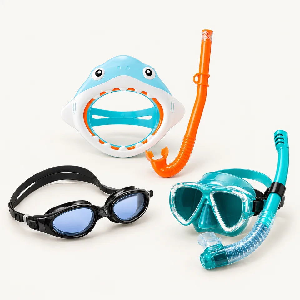 Colección Snorkels: productos Aleko sobre fondo claro