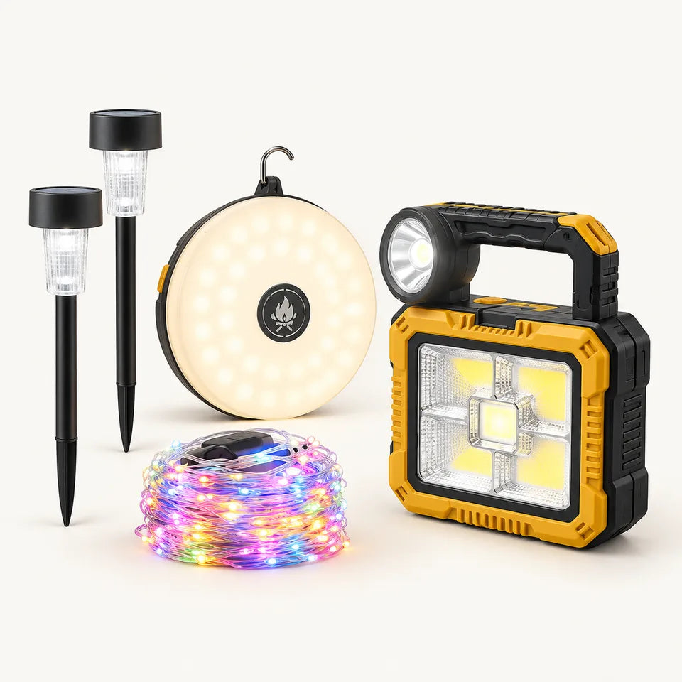 Colección Lamparas Camping: productos Aleko sobre fondo claro
