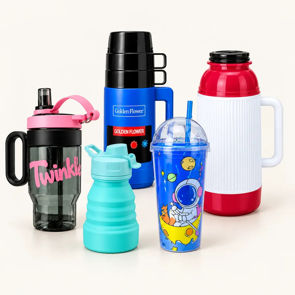 Colección TERMOS: productos Aleko sobre fondo claro