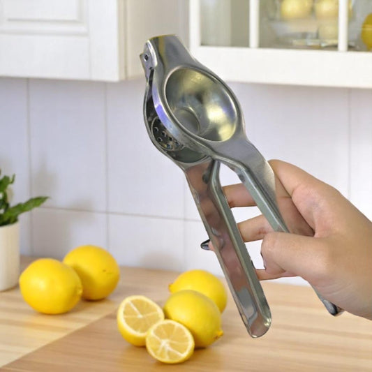 EXPRIMIDOR DE LIMON EN ACERO INOX