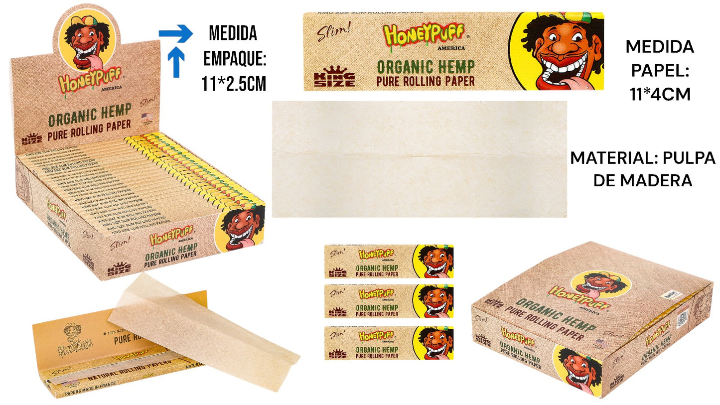 PAPEL ORGANICO HEMP CAFE (24L*32H)
