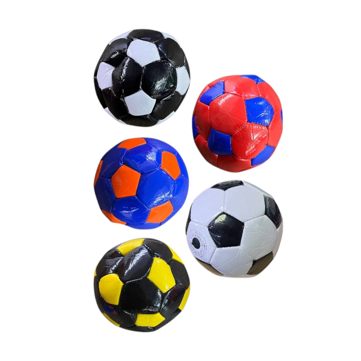 Balones mini de fútbol en varios colores y diseños