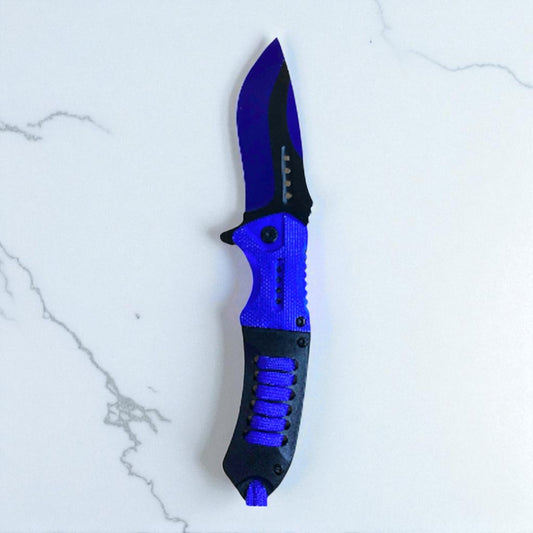 NAVAJA MANUAL HOJA AZUL