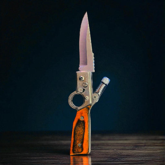 NAVAJA AUT. MADERA CON LUZ