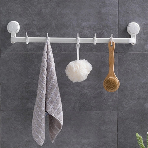 TOALLERO COPAS DE SUCCION PARED MULTIUSOS