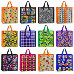 Estampados surtidos de bolsa de compra mediana