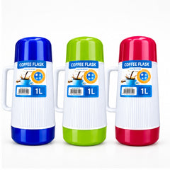 Termos cafeteros de 1 litro azul verde y rojo