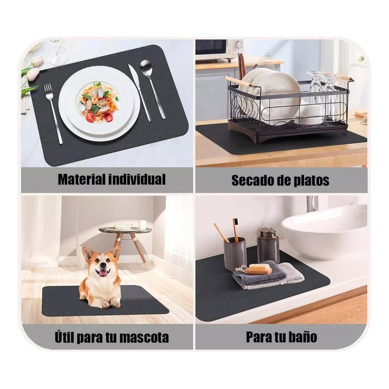 Tapete Escurridor Para Cocina