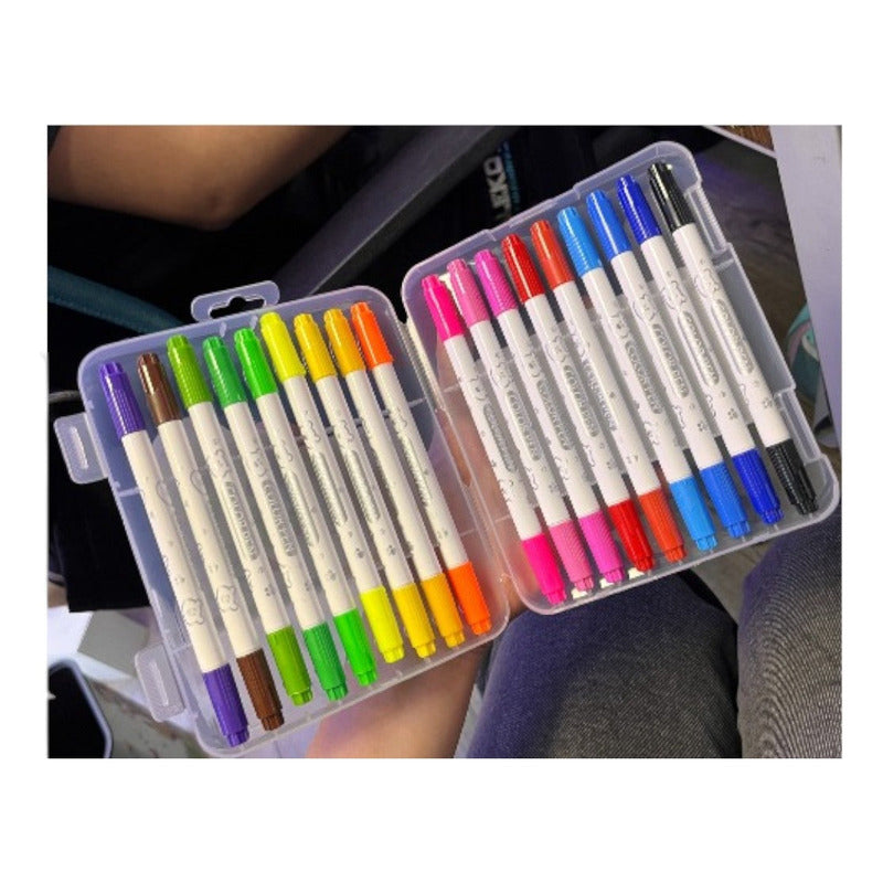 Papeleria Marcador Doble Punta