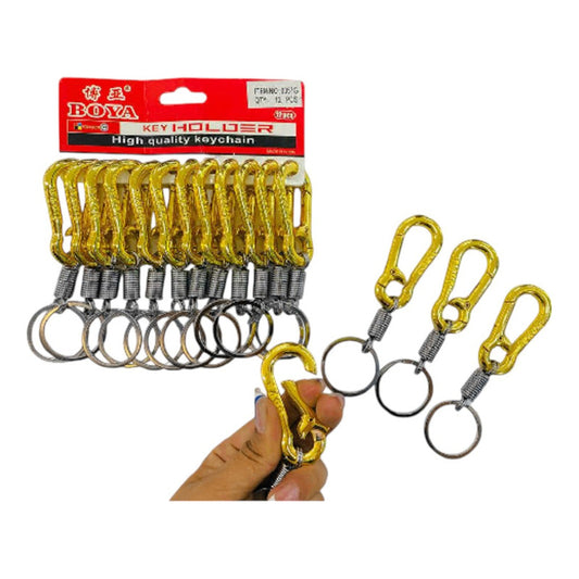 Llavero Metalico Dorado