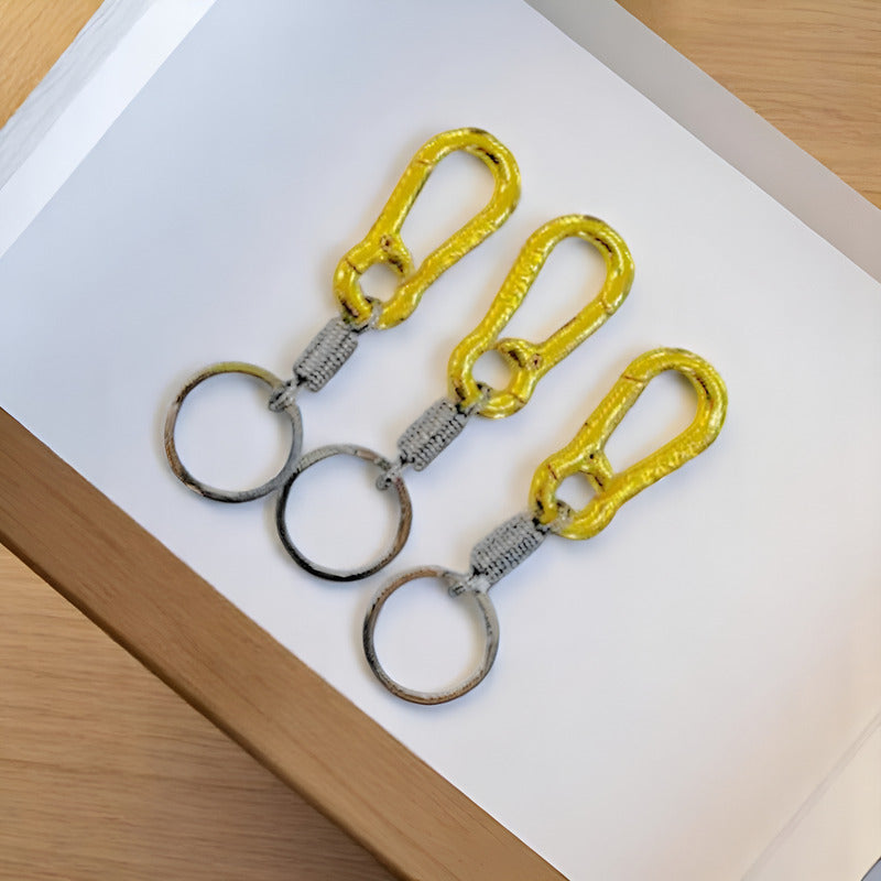 Llavero Metalico Dorado