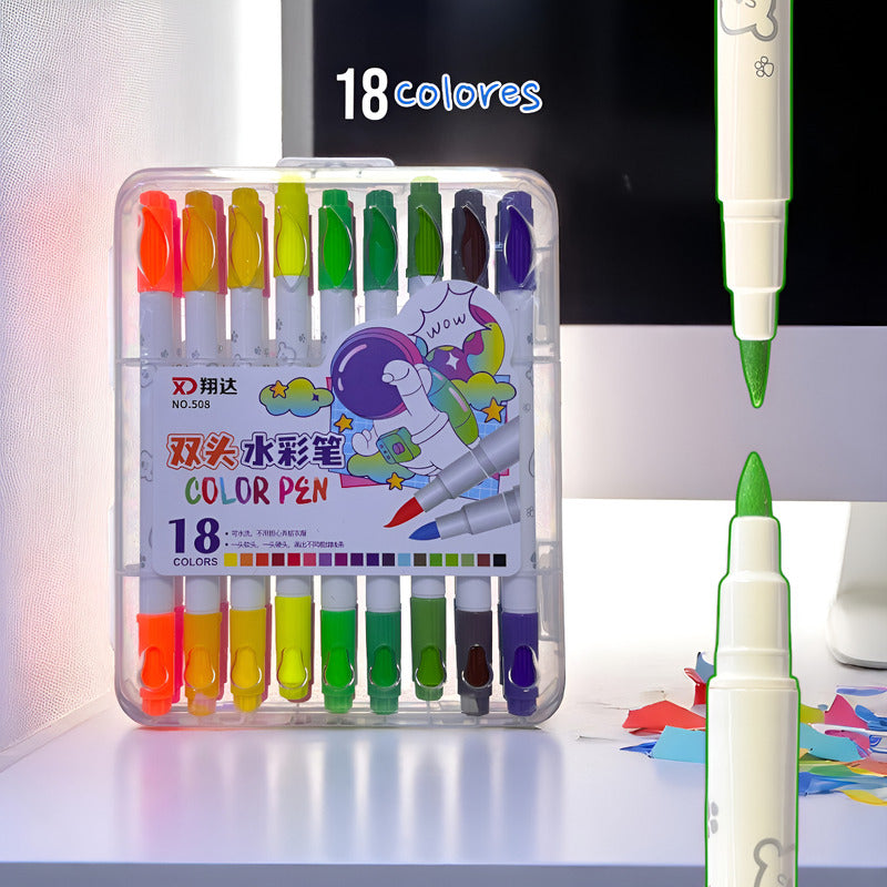 Papeleria Marcador Doble Punta