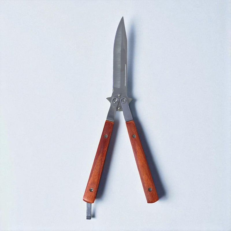 Navaja Mariposa Madera