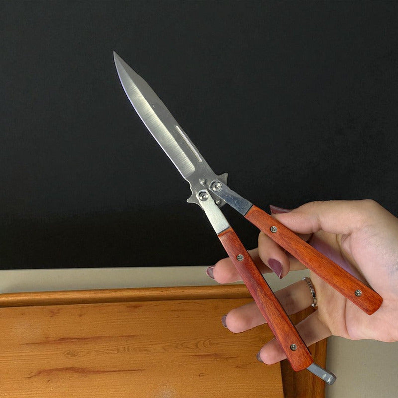 Navaja Mariposa Madera