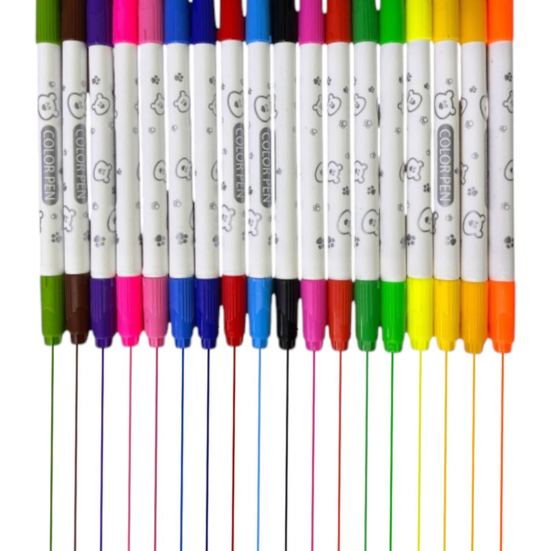 Papeleria Marcador Doble Punta