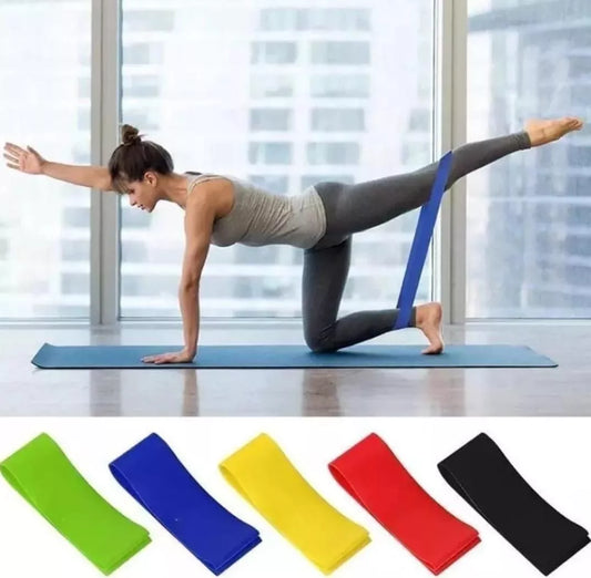 BANDAS ELASTICAS COLORES SET X 5